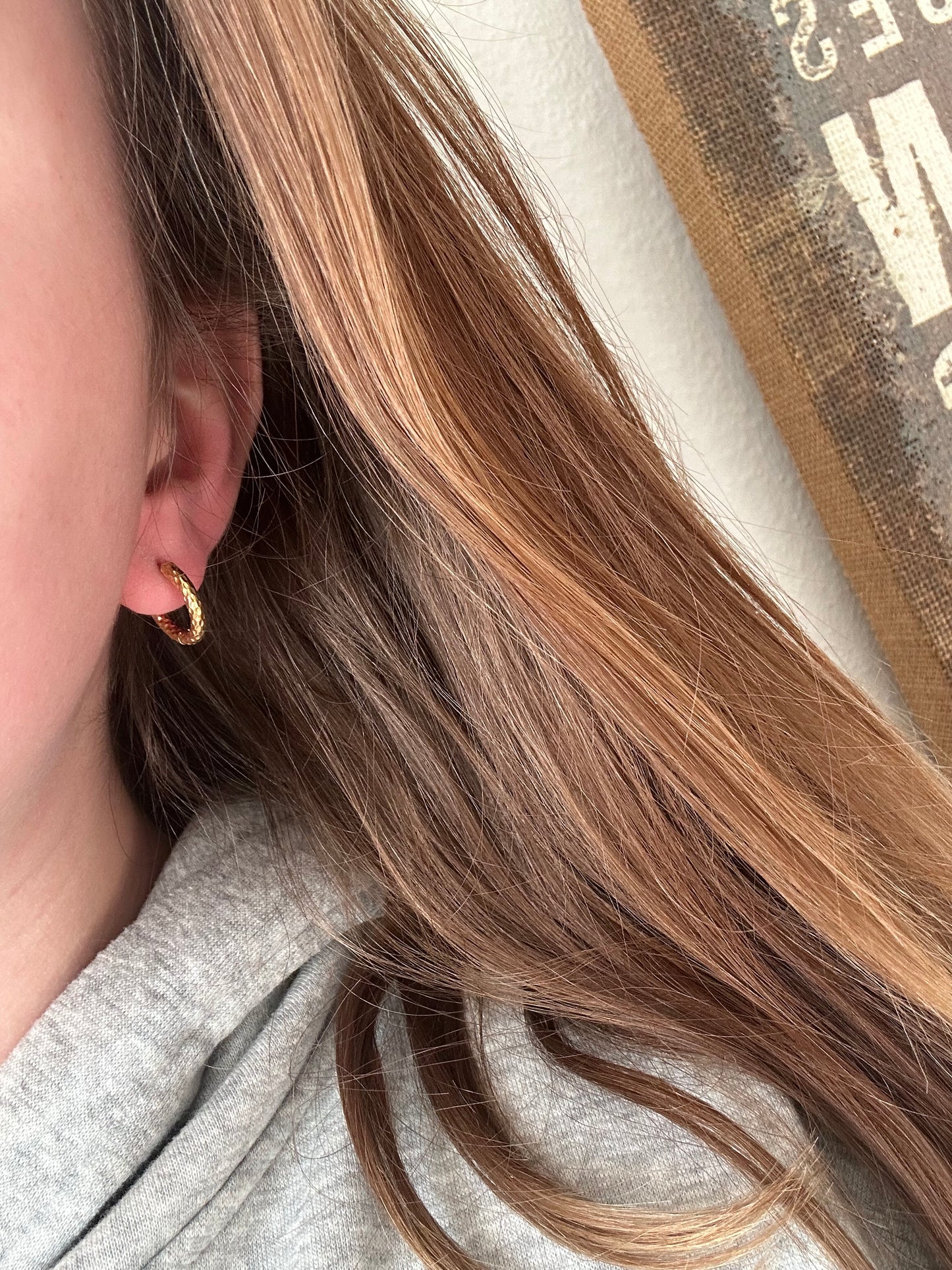 Jenna Øreringe Hoops
