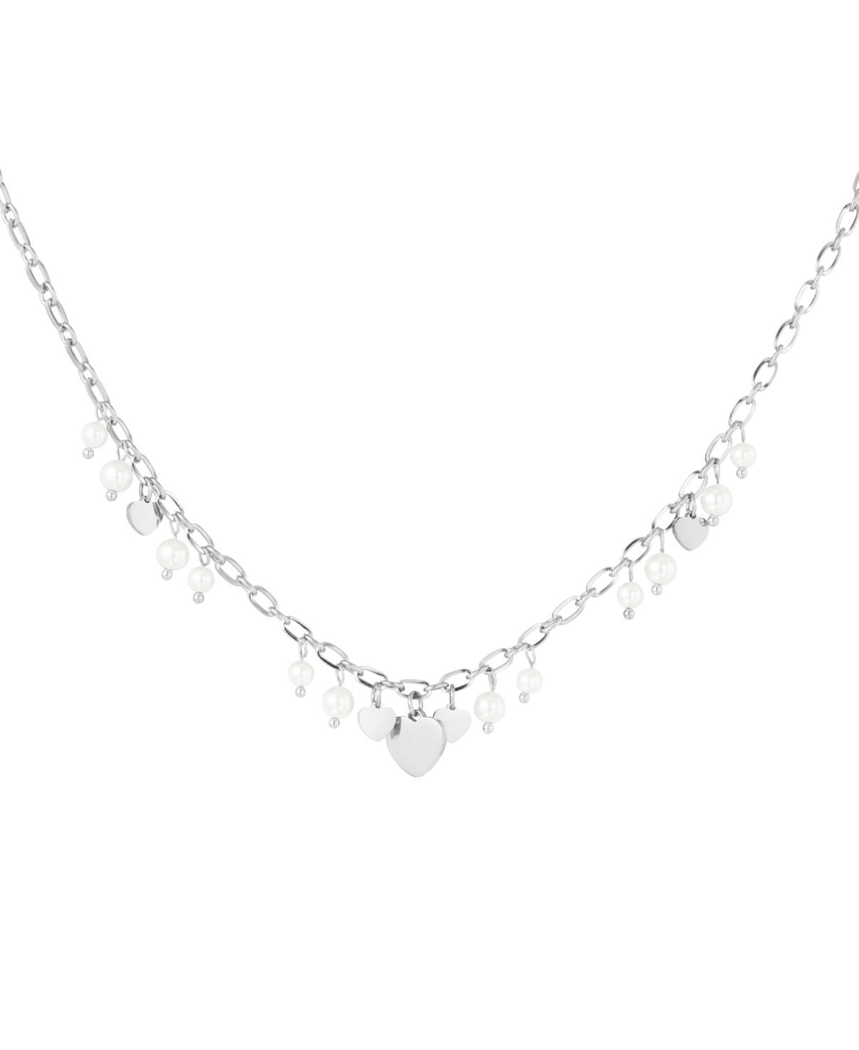 Alma Halskæde - Forsølvet