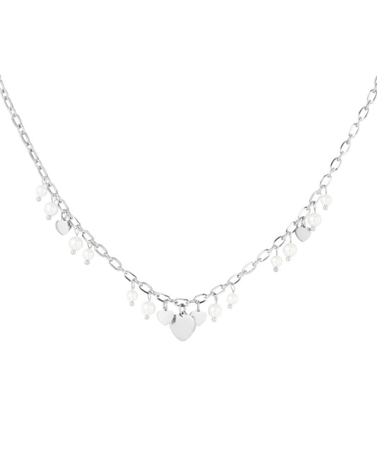 Alma Halskæde - Forsølvet