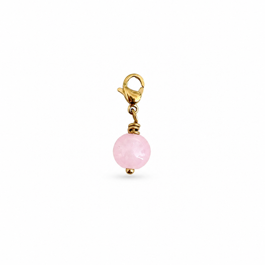 Rose Quartz Charm