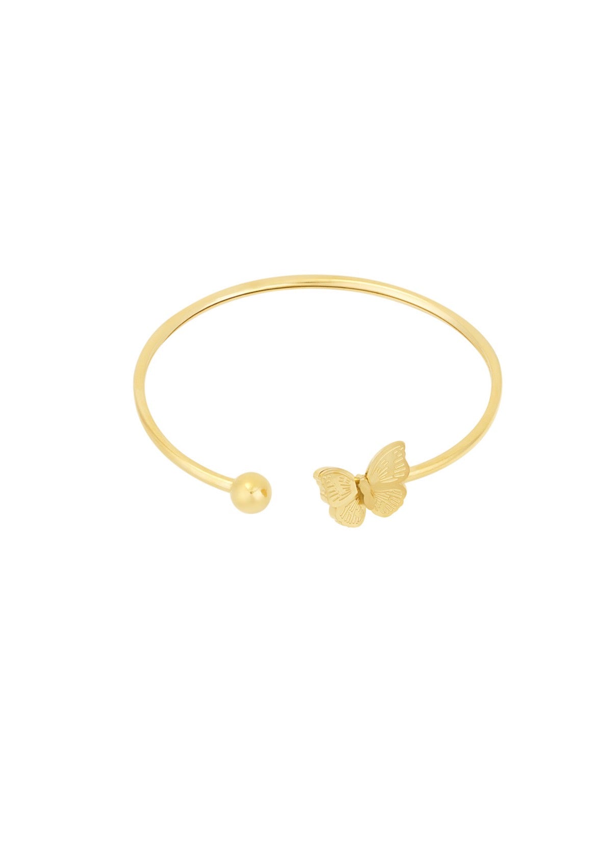 Butterfly Bangle - Forgyldt/Forsølvet