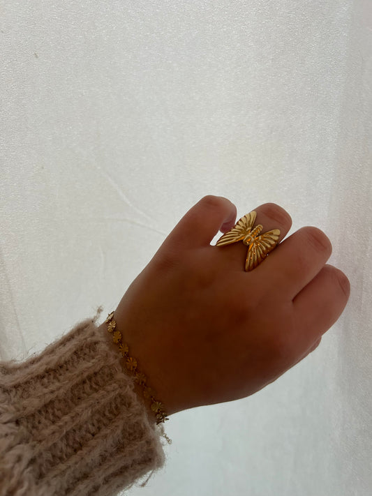 Butterfly Ring - Justerbar