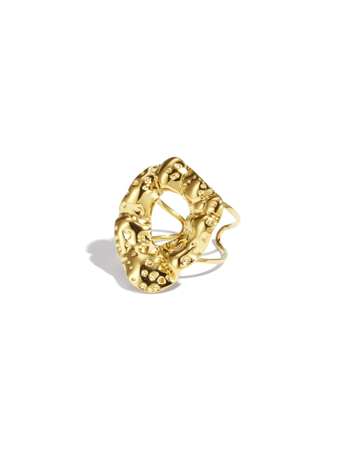 Statement Ring - Justerbar Forgyldt/Forsølvet