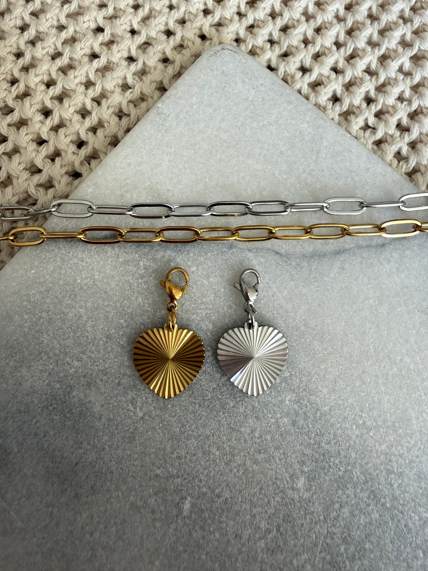 Sunny Heart Charm