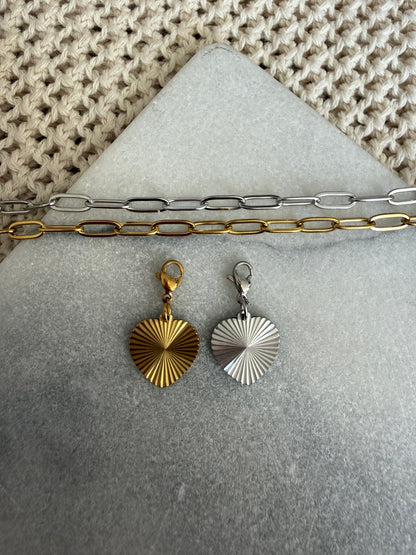 Sunny Heart Charm