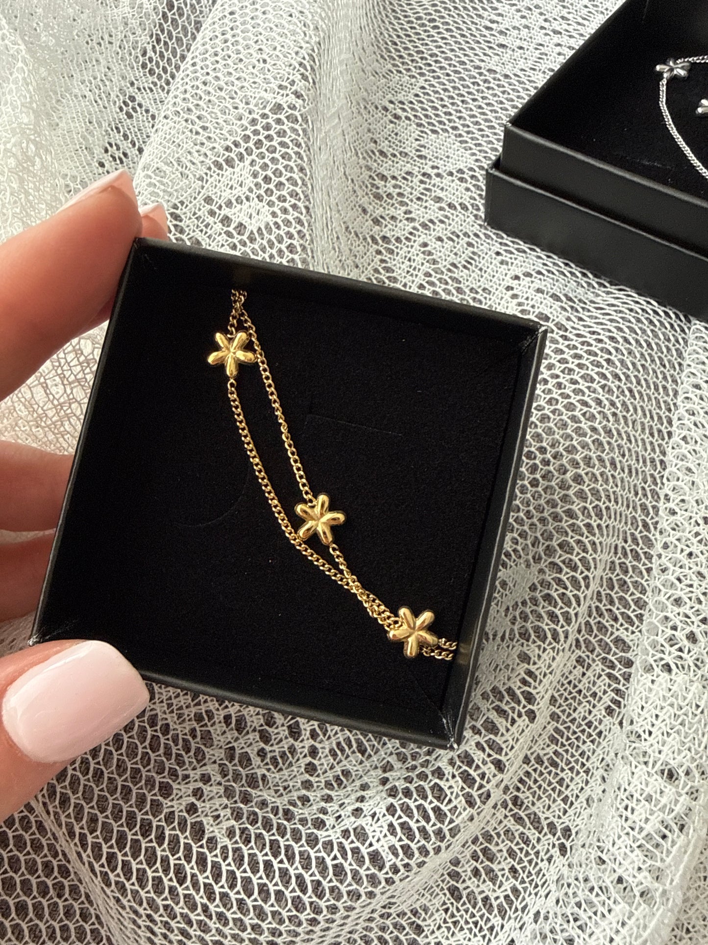 Double Daisy Armbånd