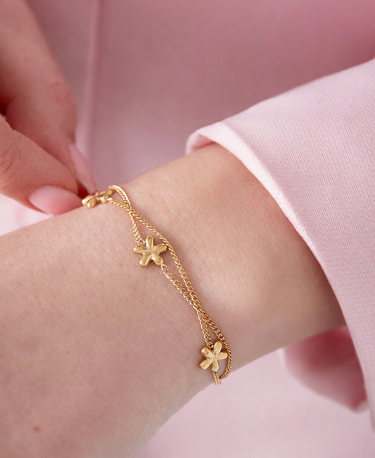 Double Daisy Armbånd