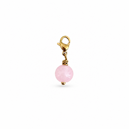 Rose Quartz Charm