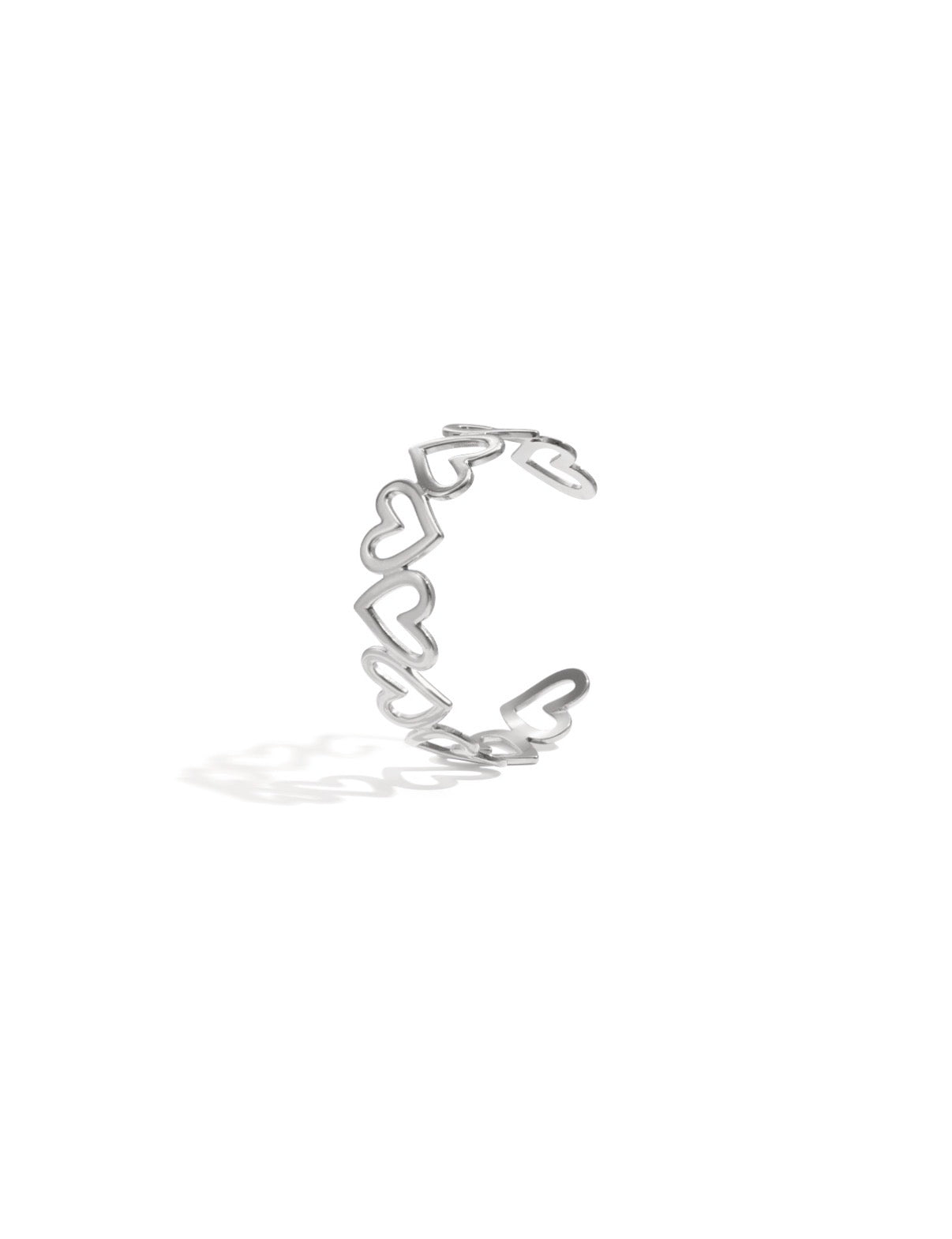 Heart Bangle - Forgyldt/Forsølvet