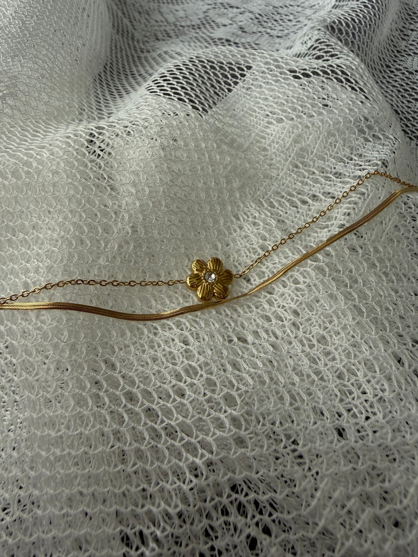 Flower Love Double Armbånd