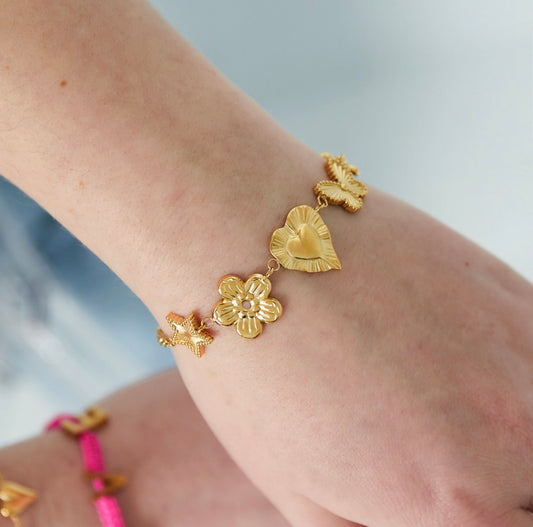 Love Bloom Armbånd Forgyldt/Forsølvet