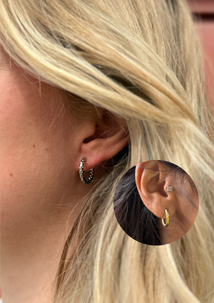 Jenna Øreringe Hoops