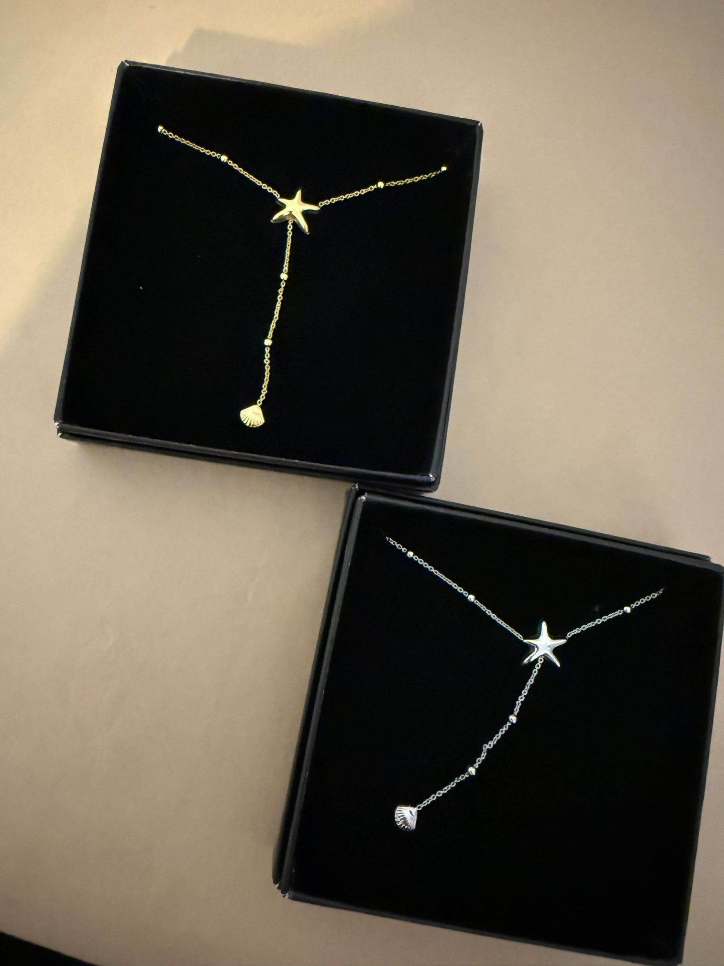 Star Shell Y-Halskæde