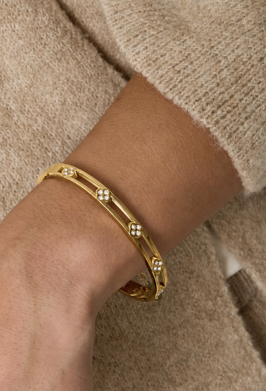Lucky Crystal Bangle - PreOrder