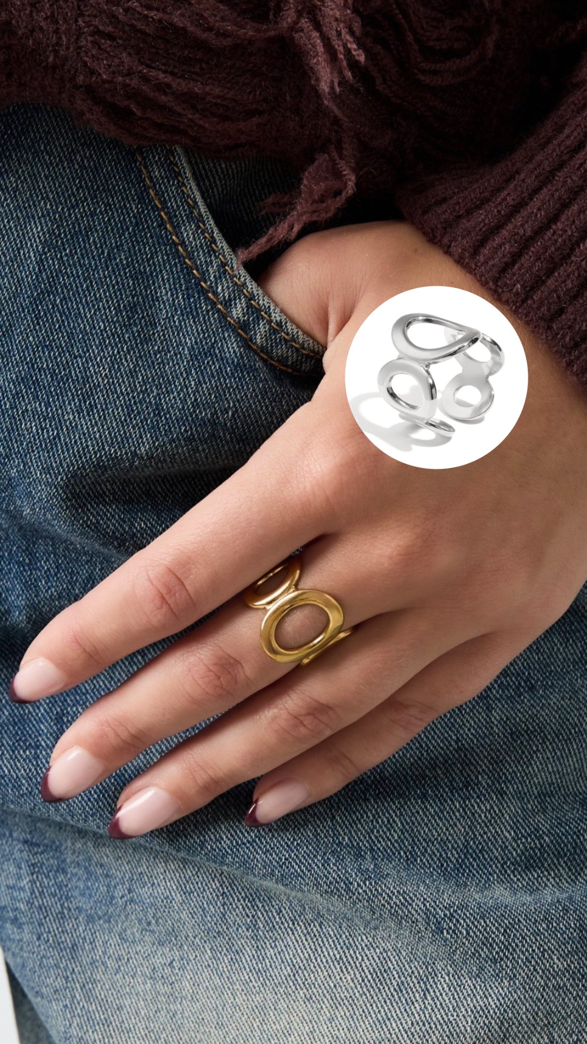 Hoop Ring - Justerbar