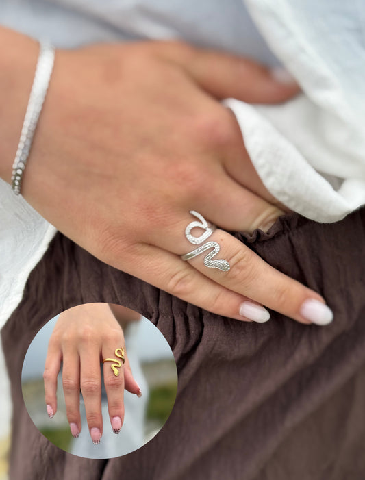 Snake Ring - Justerbar