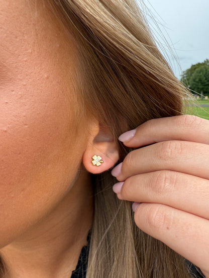 Firkløver Øreringe