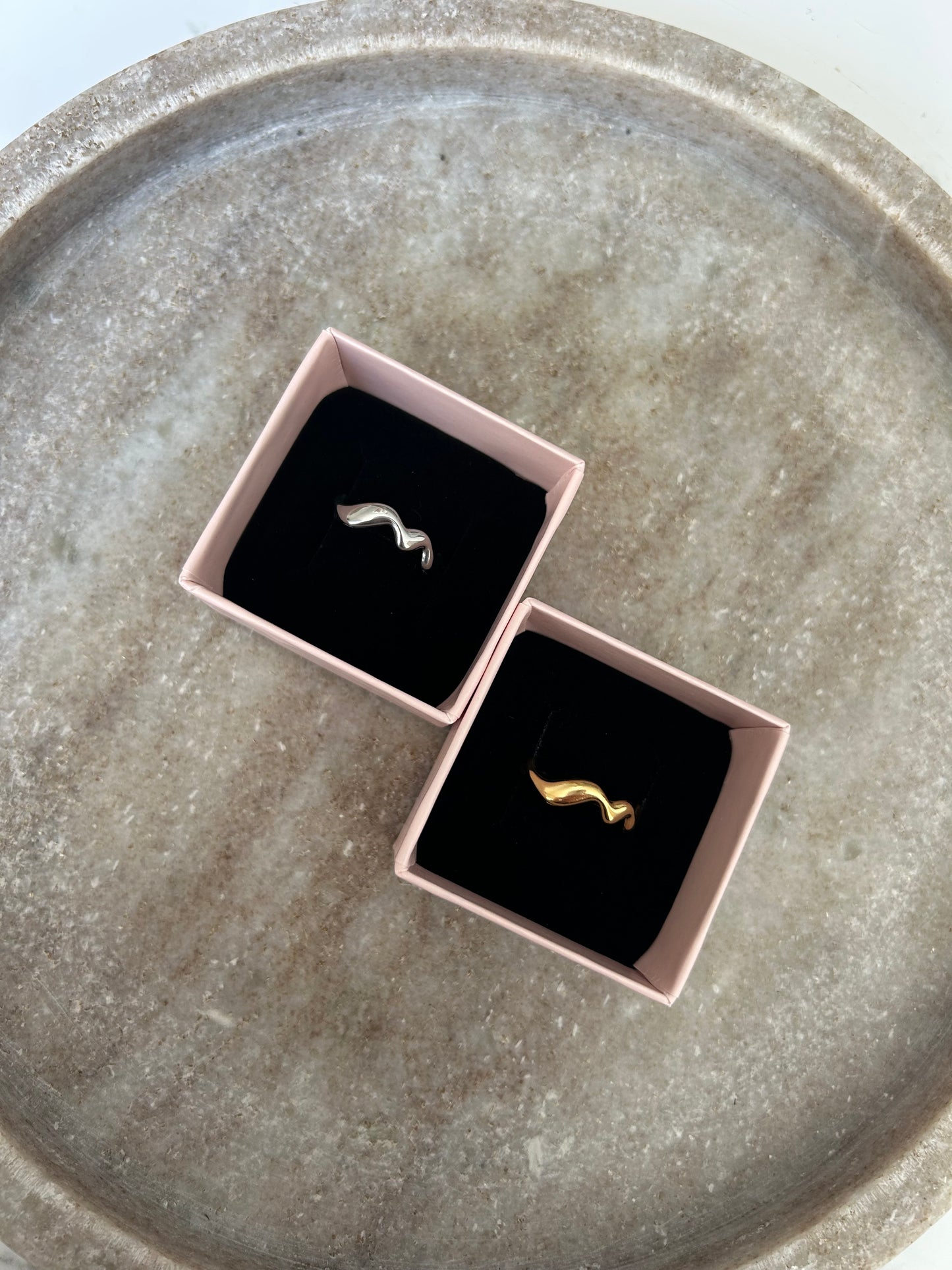 Wavy Ring - Justerbar