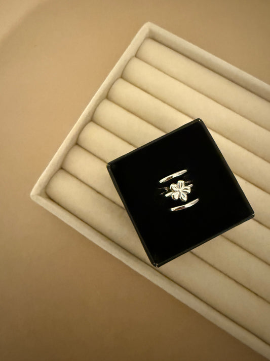 Flower Stack Ring - Justerbar