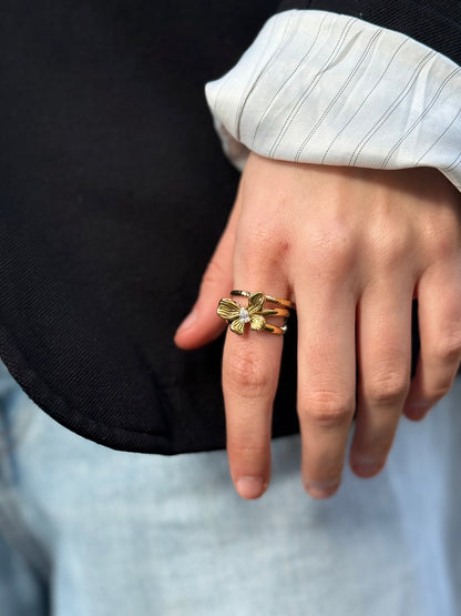 Butterfly Ring - Justerbar