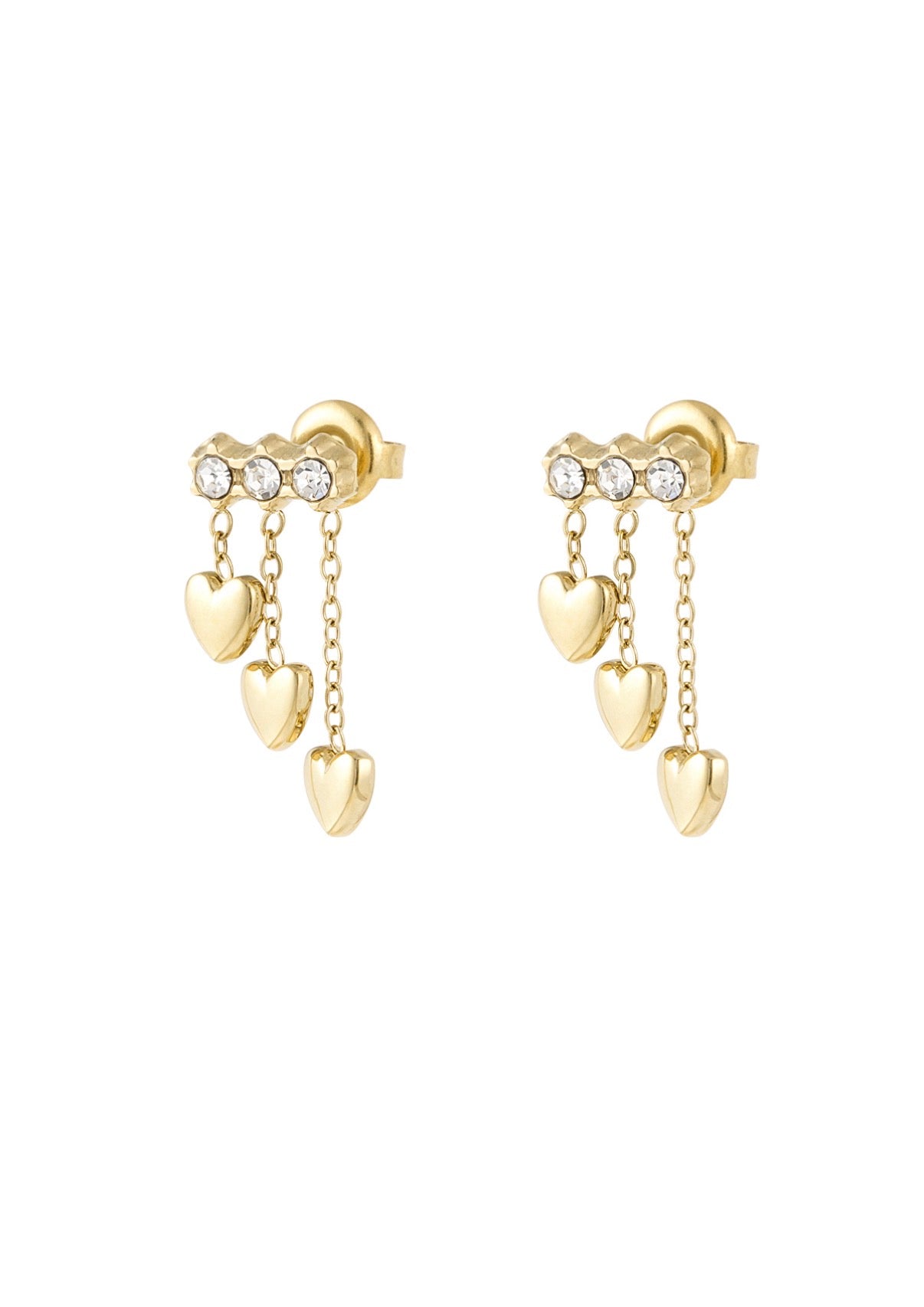 Triple Love Øreringe