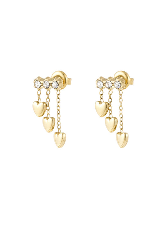 Triple Love Øreringe