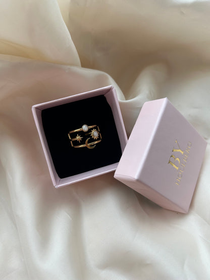 Moonstar Ring - Justerbar