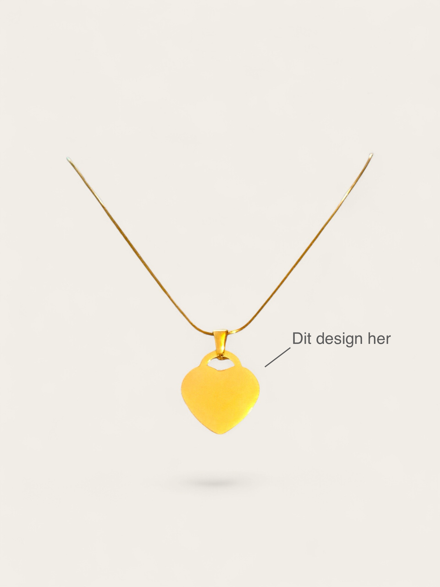 Lovely Halskæde - Forgyldt