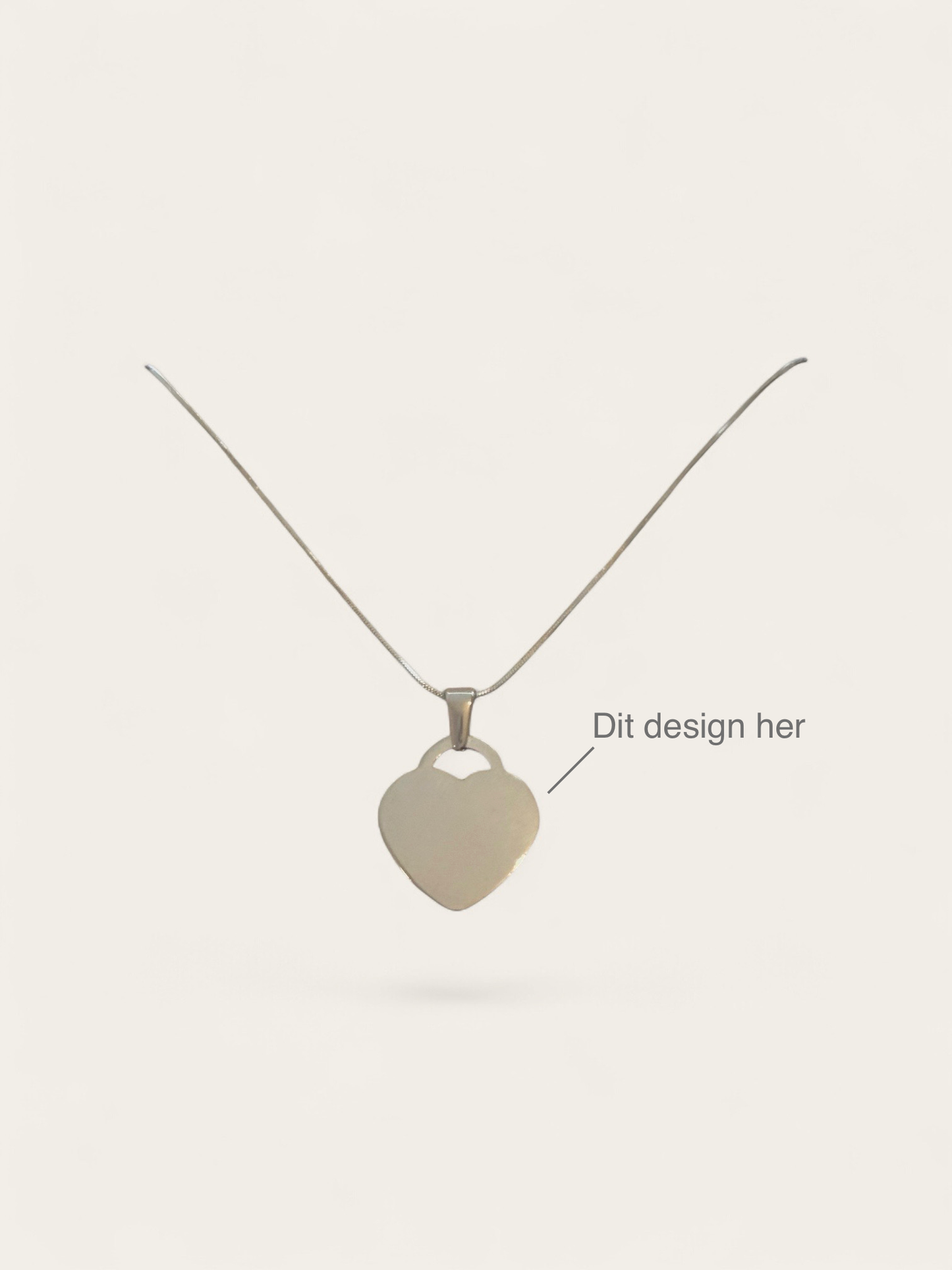 Lovely Halskæde - Sølvfarvet