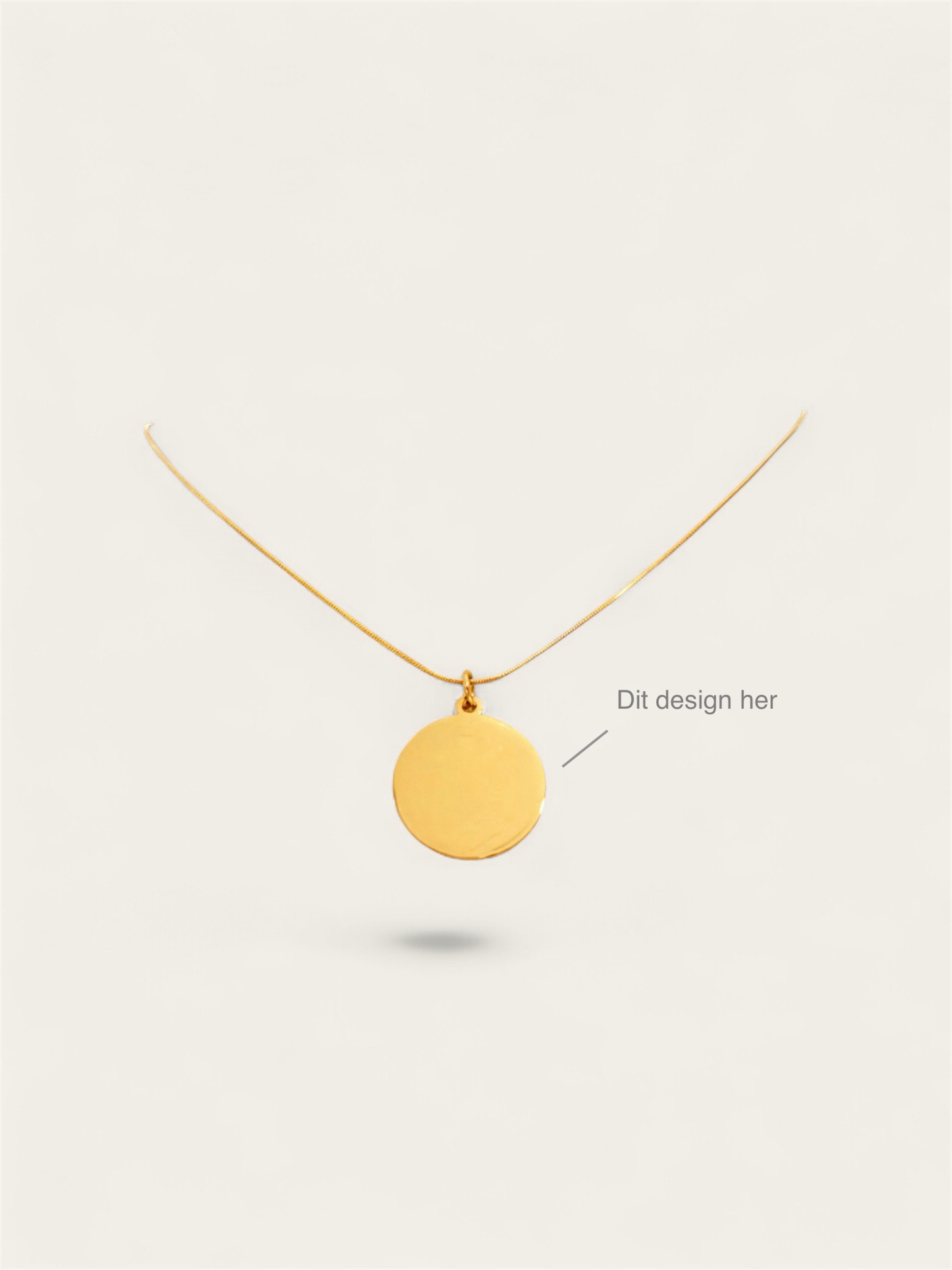 Story Halskæde - Forgyldt