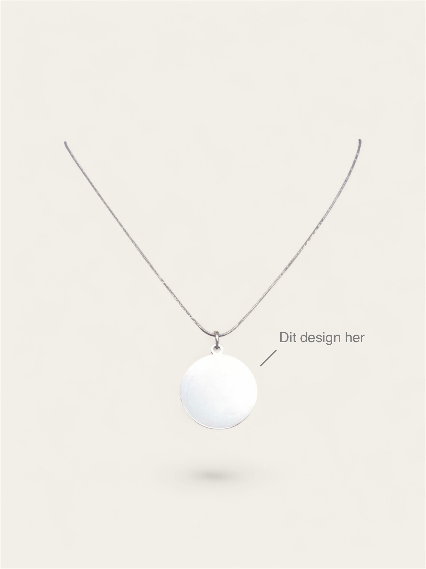 Story Halskæde - Sølvfarvet